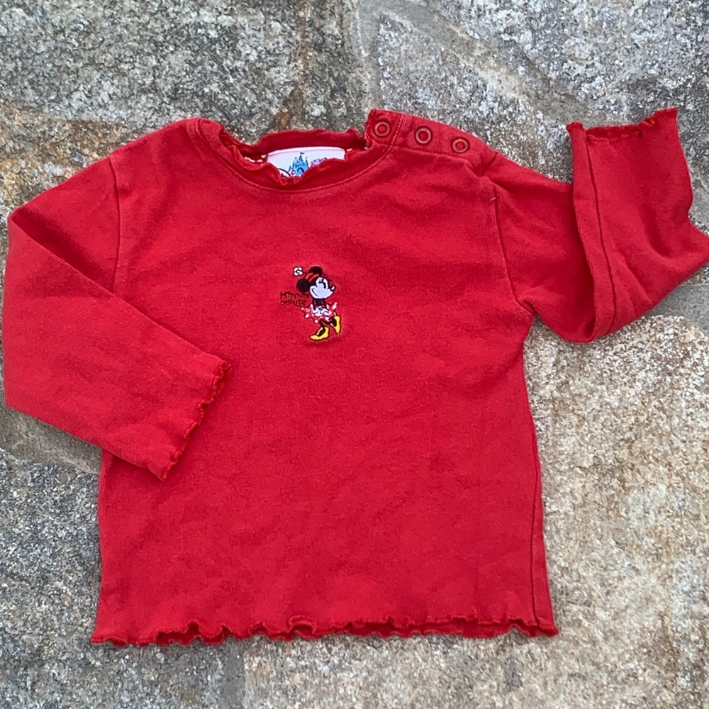 Disney Minnie Mouse Baby Girl Long Sleeve Top 18 Months